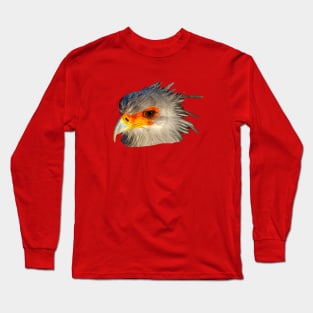 Secretary Bird hair do Long Sleeve T-Shirt